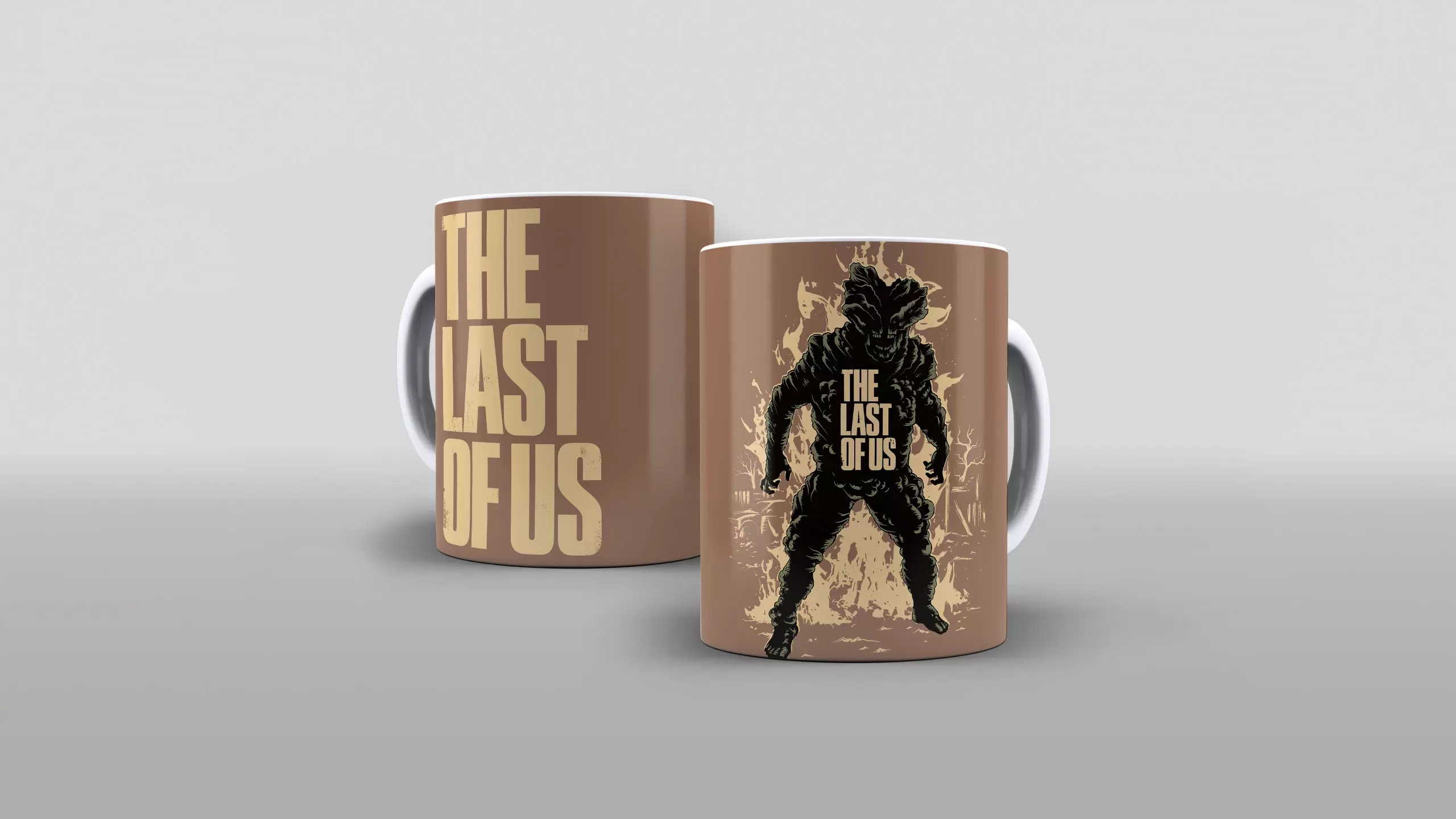 Arte The Last of Us pra Caneca