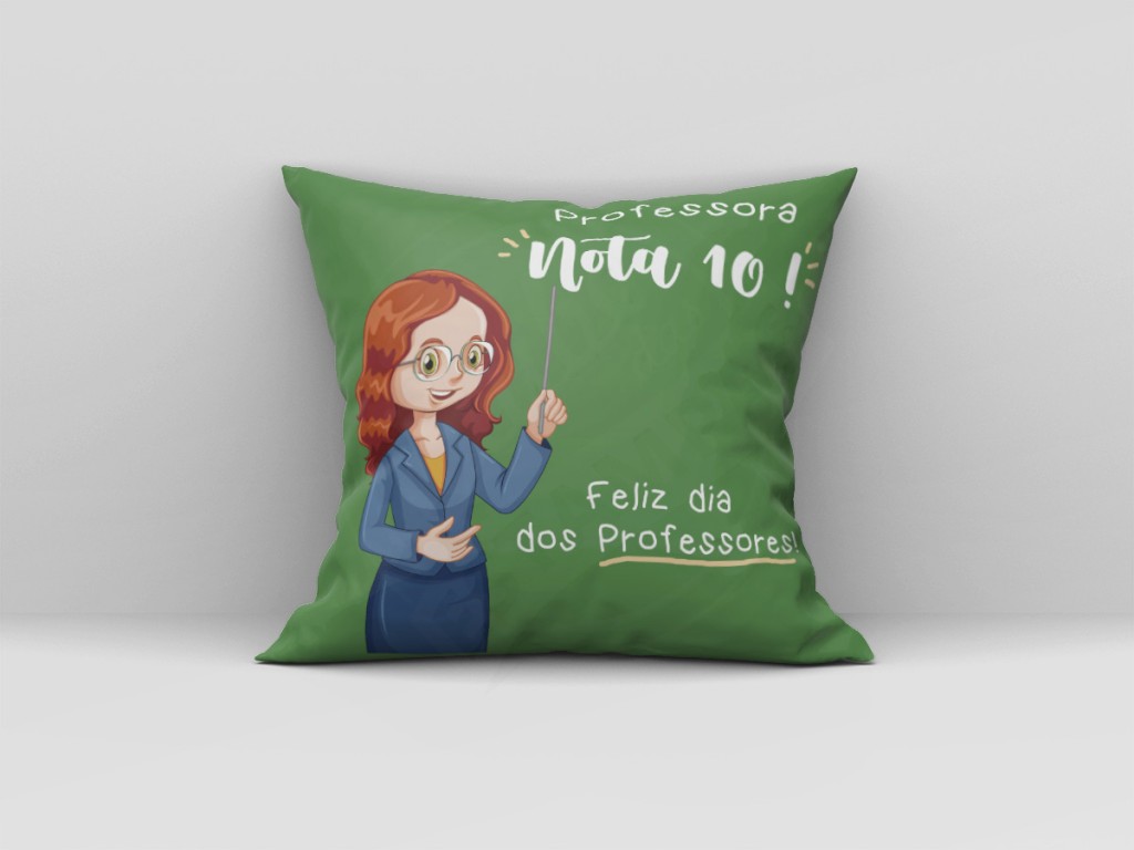 ARTE ALMOFADA - PROFESSORA NOTA 10-209