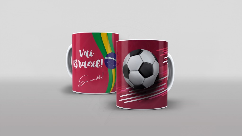 ARTE PARA CANECA VAI DAR BRASIL EU ACREDITO !-744