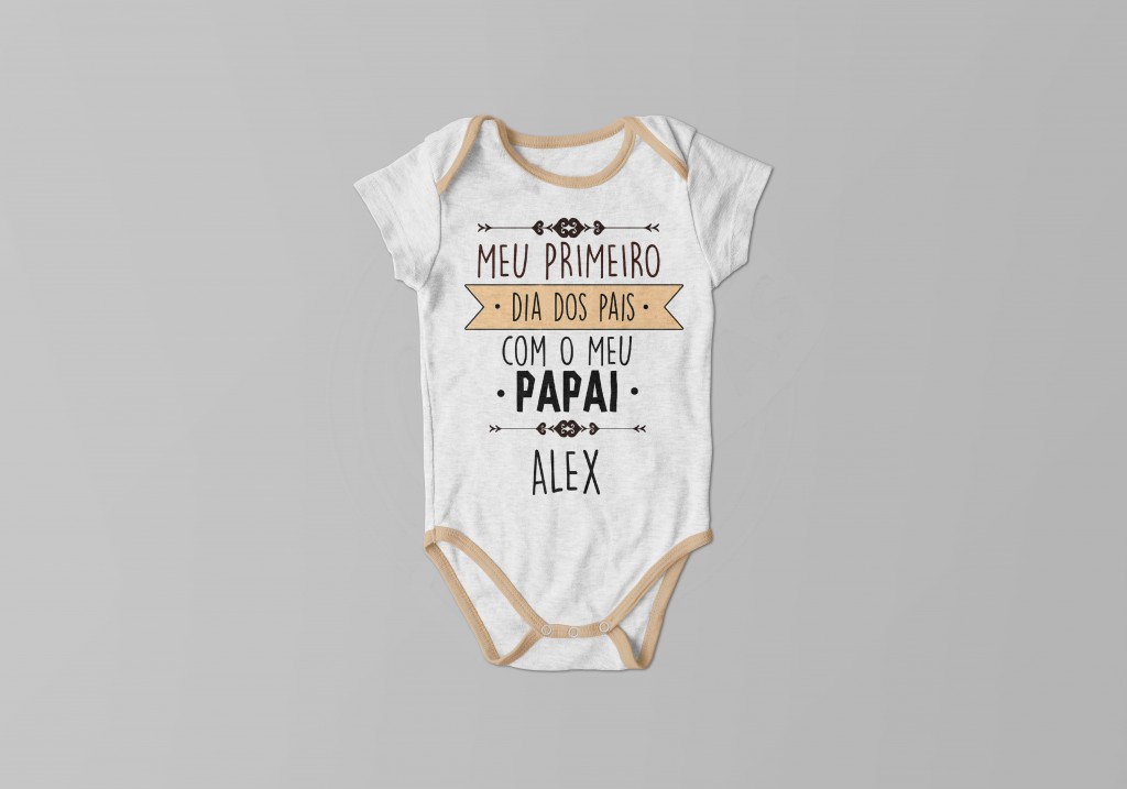 ARTE PARA CAMISETA - DATAS COMEMORATIVAS - DIA DOS PAIS - MEU PRIMEIRO DIA DOS PAIS COM O M-122