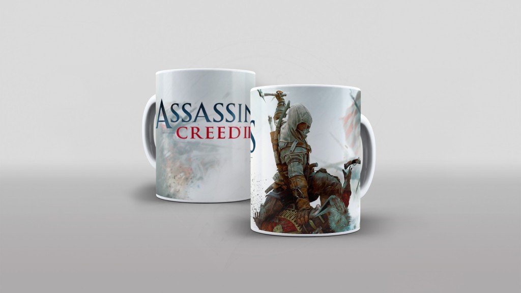 ARTE PARA CANECA ASSASSIN S CREED 3-1062