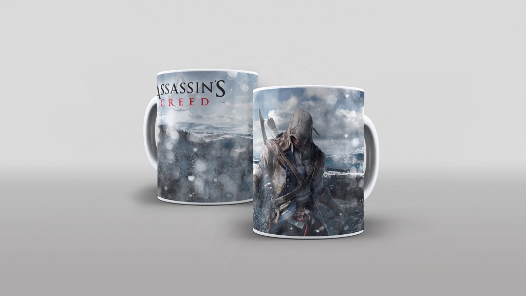 ARTE PARA CANECA ASSASSIN S CREED-1064