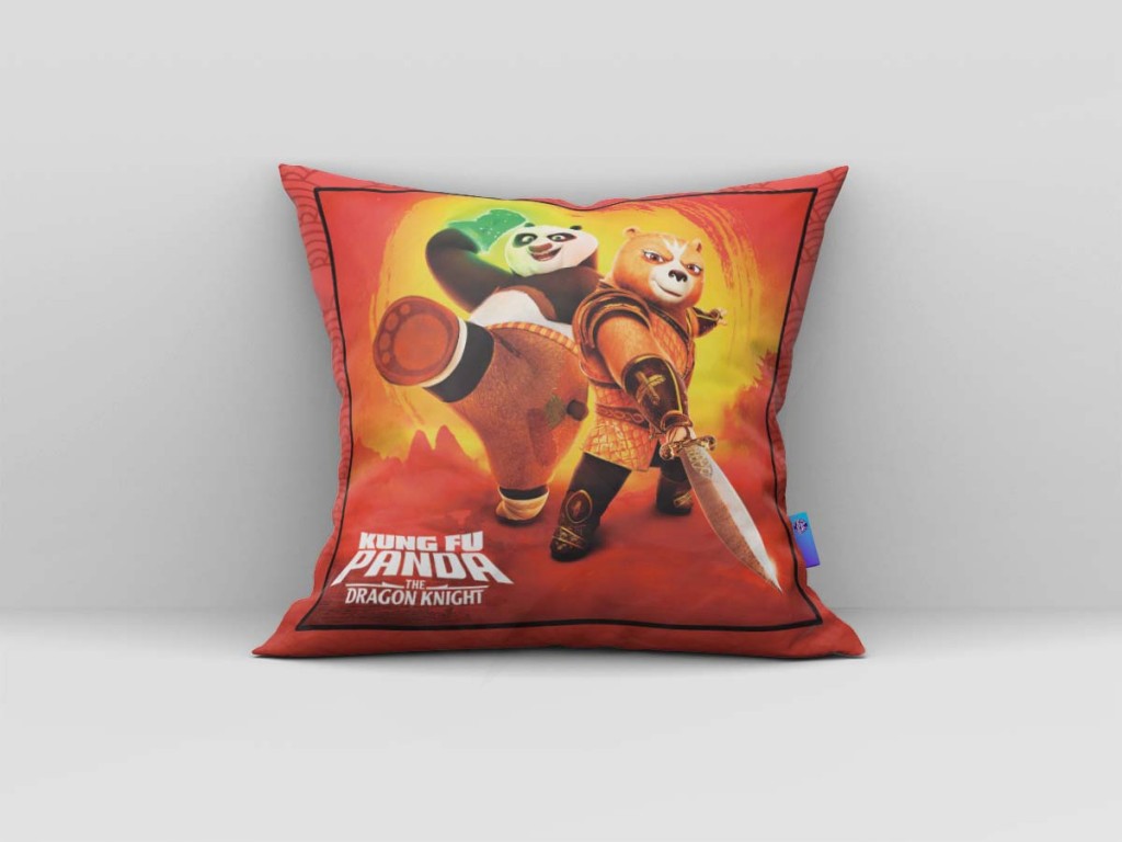 ARTE PARA ALMOFADA  -KUNG FU PANDA O CAVALEIRO DRAGÃO 2 TEMPORADA-1213