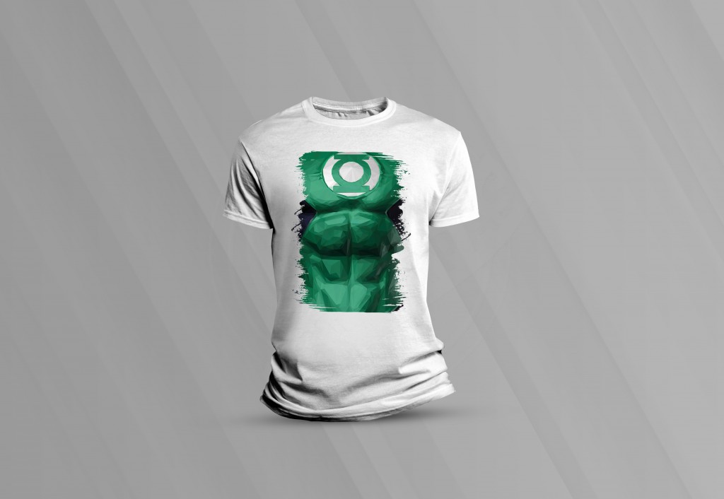 ARTE PARA CAMISETAS CAMISETA LANTERNA VERDE-1461