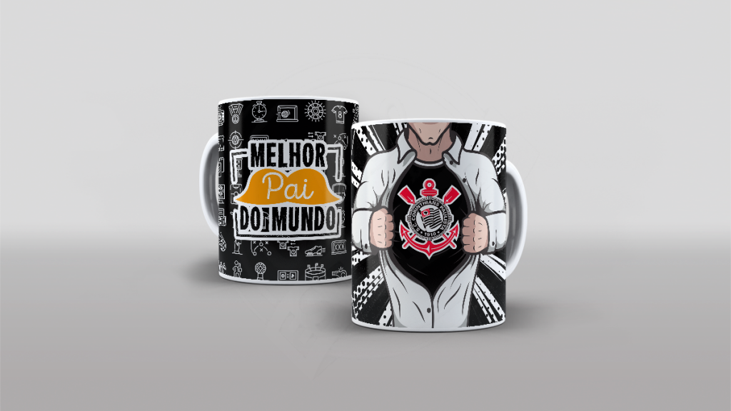 ARTE PARA CANECAS - PAI - CORINTHIANS-2023