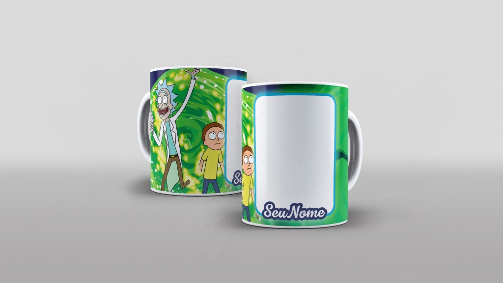 ARTE PARA CANECAS - RICKY E MORTY 2-2088