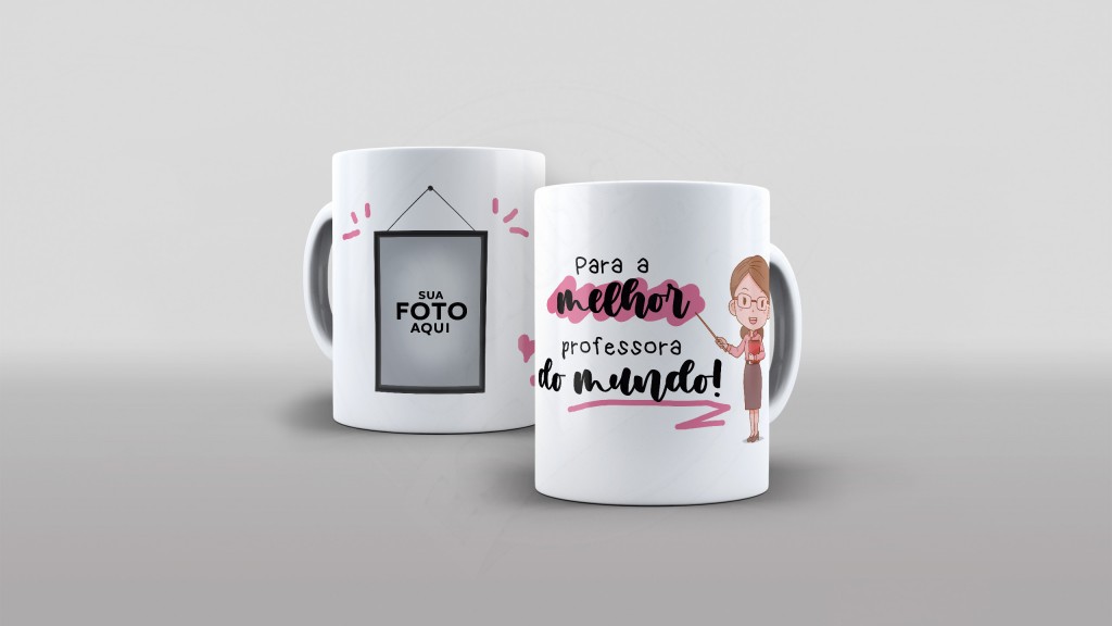 ARTE PARA CANECAS - PRA MELHOR PROFESSORA DO MUNDO-2181