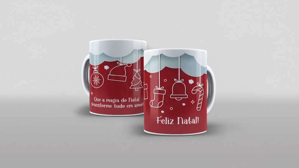ARTE PARA CANECAS - QUE A MAGIA DO NATAL-2309