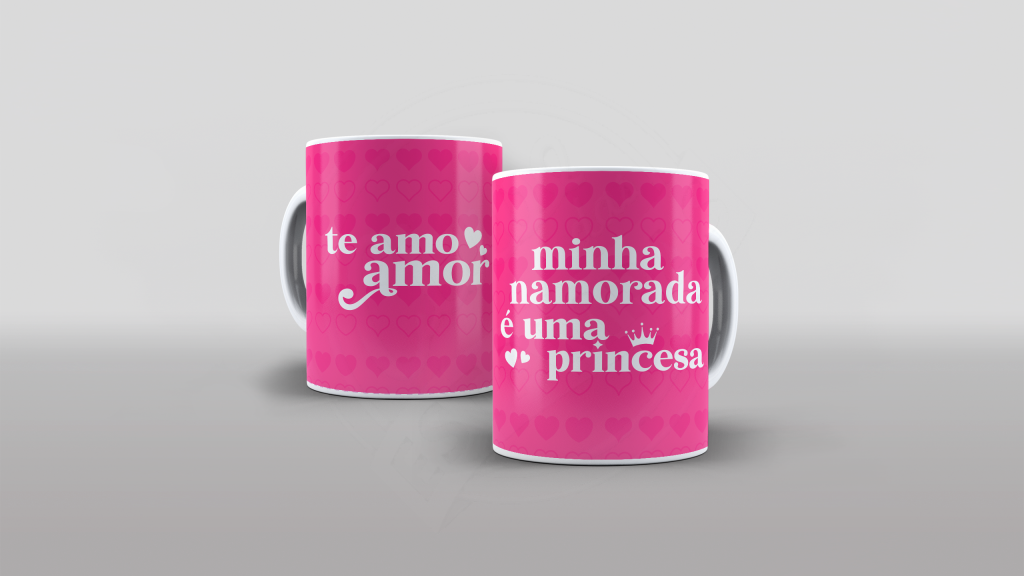 ARTE PARA CANECAS - MINHA NAMORADA É UMA PRINCESA-2335