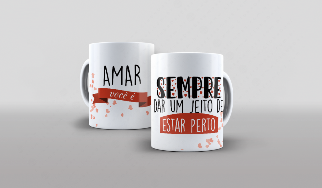 ARTE PARA CANECA AMAR VOCÊ É-2727