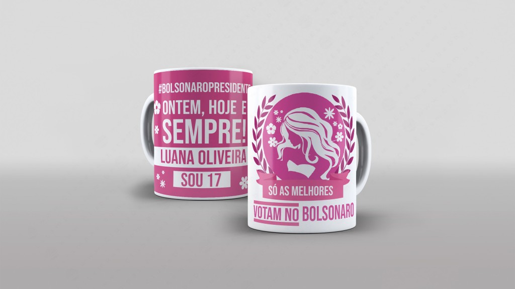 ARTE PARA CANECA - SÓ AS MELHORES VOTAM NO BOLSONARO-2733