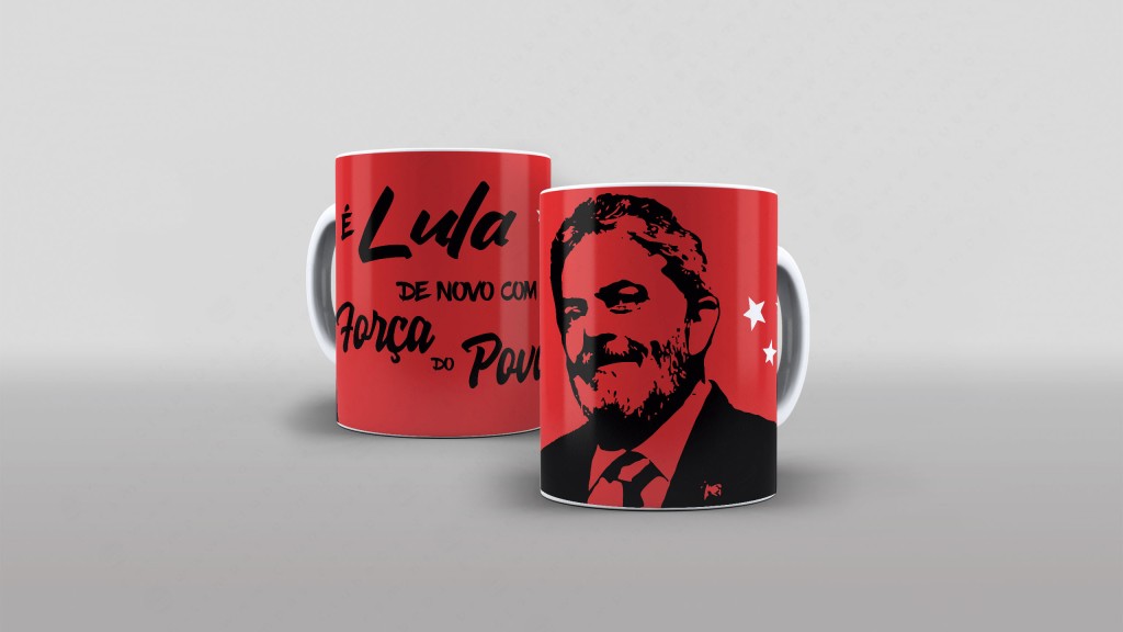 ARTE PARA CANECA - LULA DE NOVO COM A FORÇA DO POVO-2741