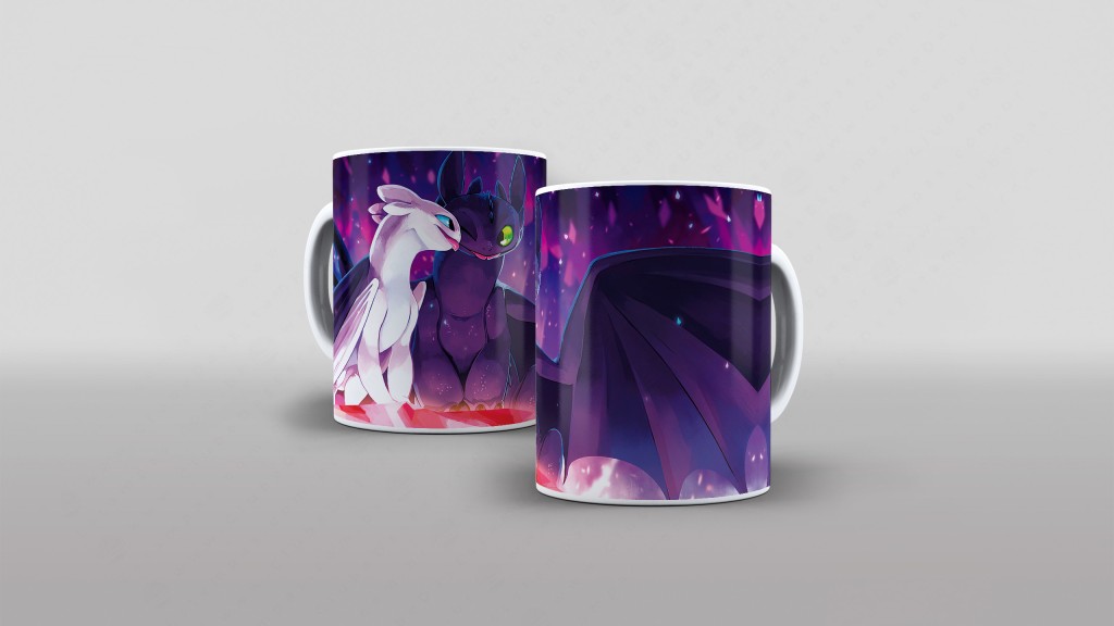 ARTE PARA CANECA - COMO TREINAR O SEU DRAGÃO-2813