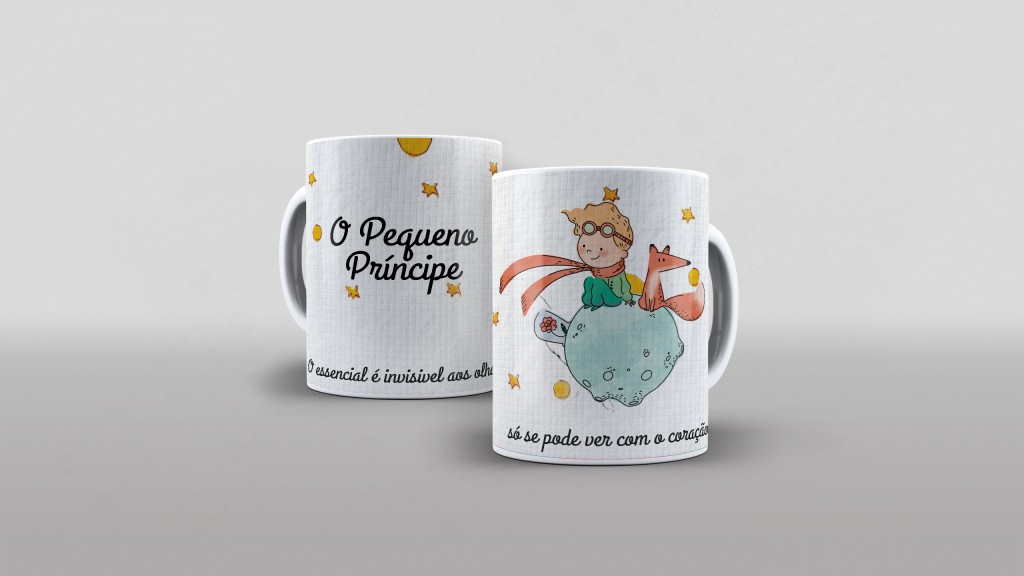 ARTE PARA CANECA - O PEQUENO PRÍNCIPE-3043