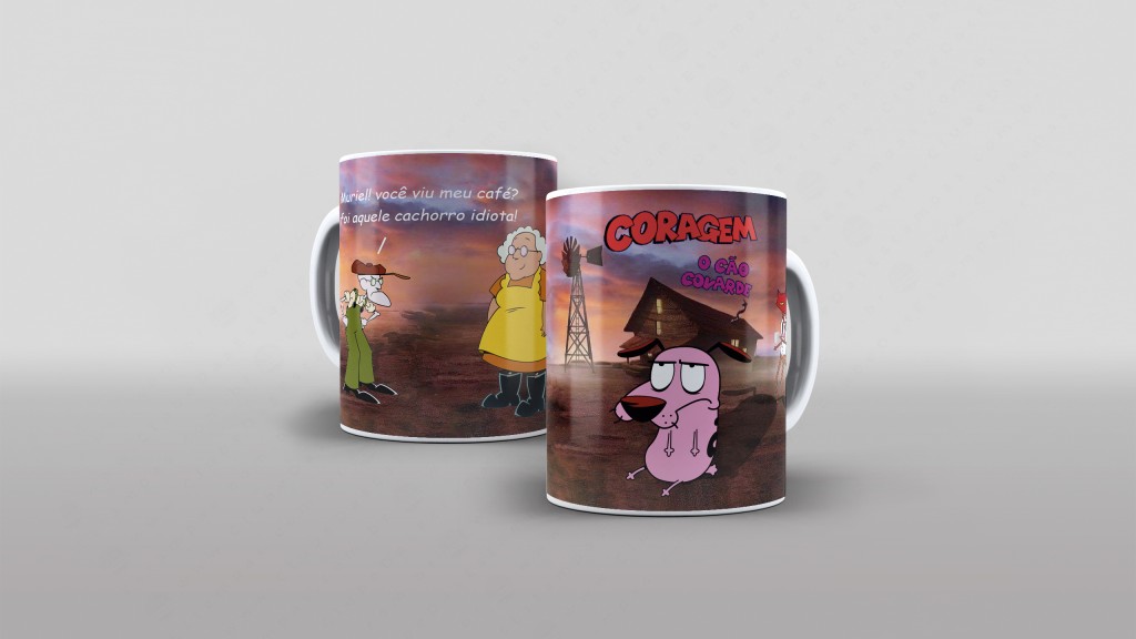 ARTE PARA CANECA CÃO COVARDE-3168
