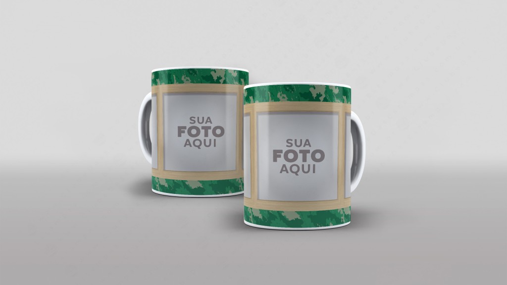 ARTE PARA CANECA CAMUFLADA VERDE-3239