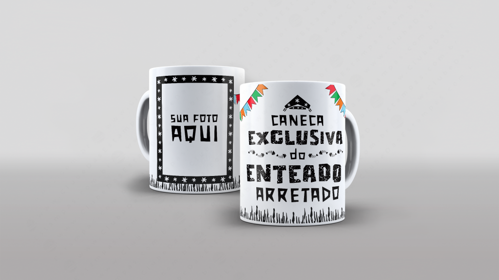 ARTE PARA CANECA ENTEADO - COLEÇÃO FAMÍLIA ARRETADA-3465