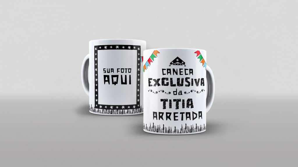ARTE PARA CANECA TIA - COLEÇÃO FAMÍLIA ARRETADA-3517