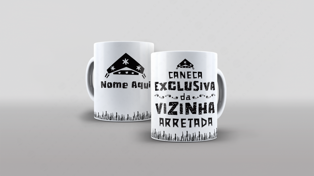 ARTE PARA CANECA VIZINHA - COLEÇÃO FAMÍLIA ARRETADA-3583