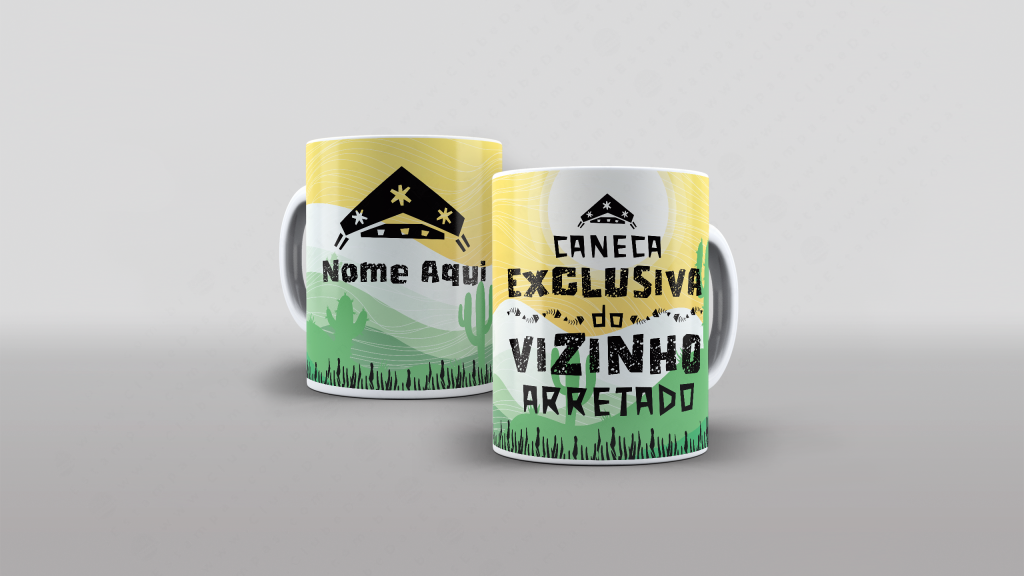 ARTE PARA CANECA VIZINHO - COLEÇÃO FAMÍLIA ARRETADA-3585
