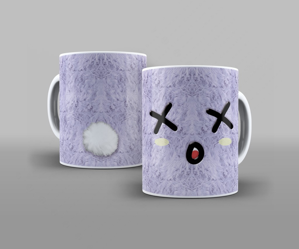 ARTE PARA CANECA FOFINHA ROXA-3724