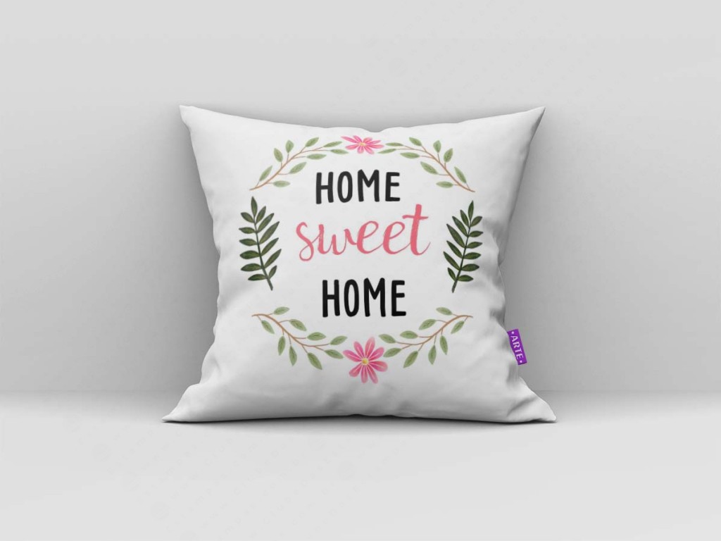 ARTE PARA ALMOFADA - KIT HOME SWEET HOME COLORIDO-4197