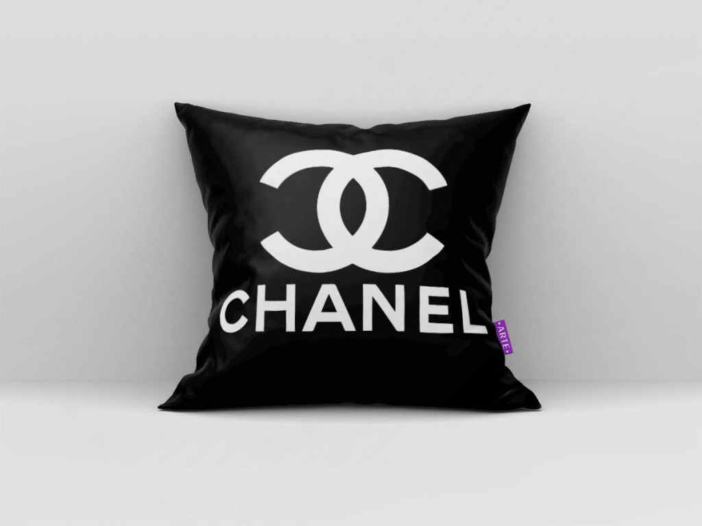 ARTE PARA ALMOFADA - KIT CHANEL GEOMÉTRICAS PRETO E BRANCO-4281