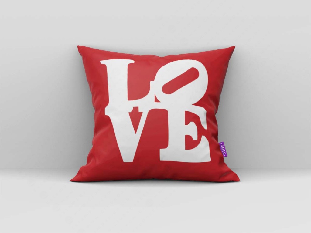 ARTE PARA ALMOFADA - KIT LOVE GEOMÉTRICO VERMELHO-4477