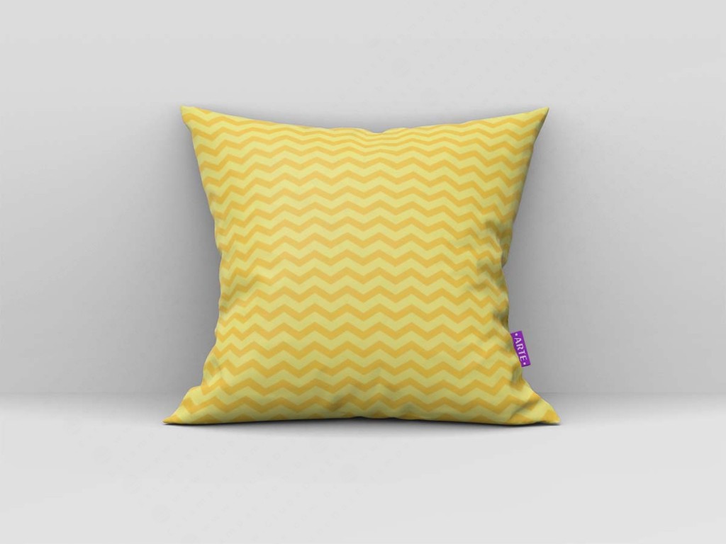 ARTE PARA ALMOFADA DE ZIG ZAG AMARELO - KIT BEAUTY CLIPART-4803
