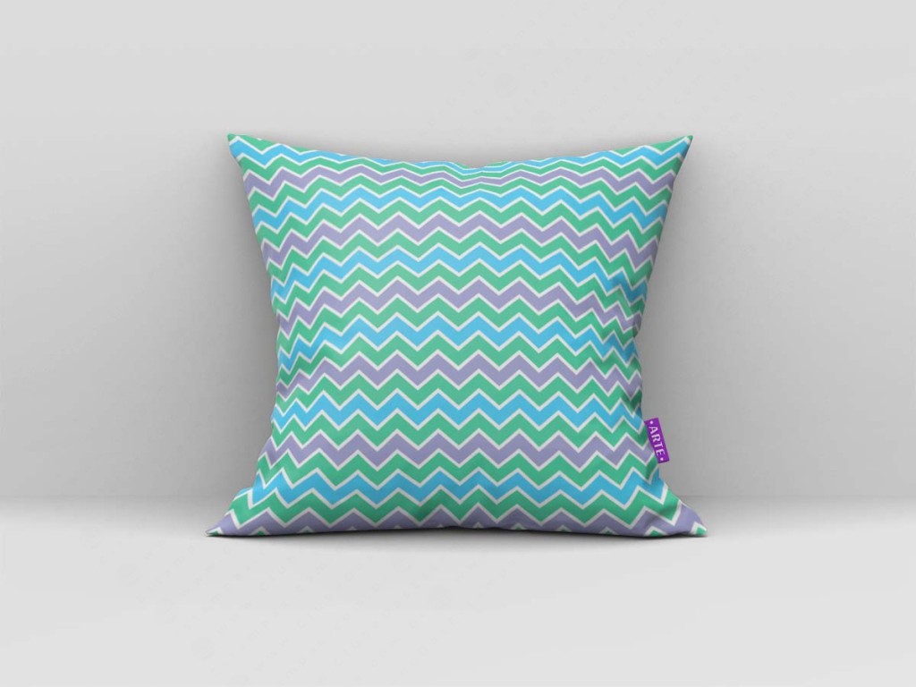ARTE PARA ALMOFADA DE ZIG ZAG COLORIDOS - KIT A PEQUENA SEREIA PAPEL DIGITAL-5186
