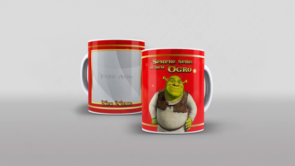 ARTE PARA CANECA DO SHREK-5547