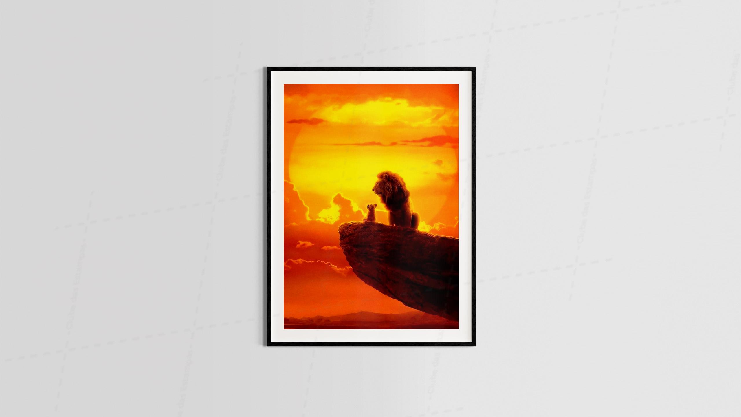 Arte rei leao estilo desenho animado geek maneira - para quadros e placas decorativos (36-6323