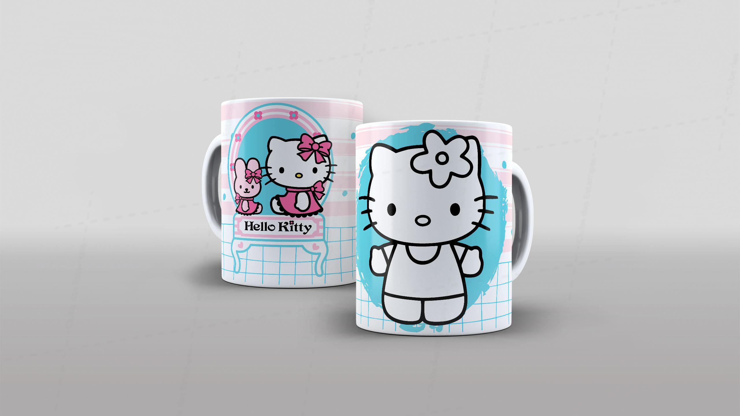Arte Hello Kitty - CANECA POLÍMERO-6490