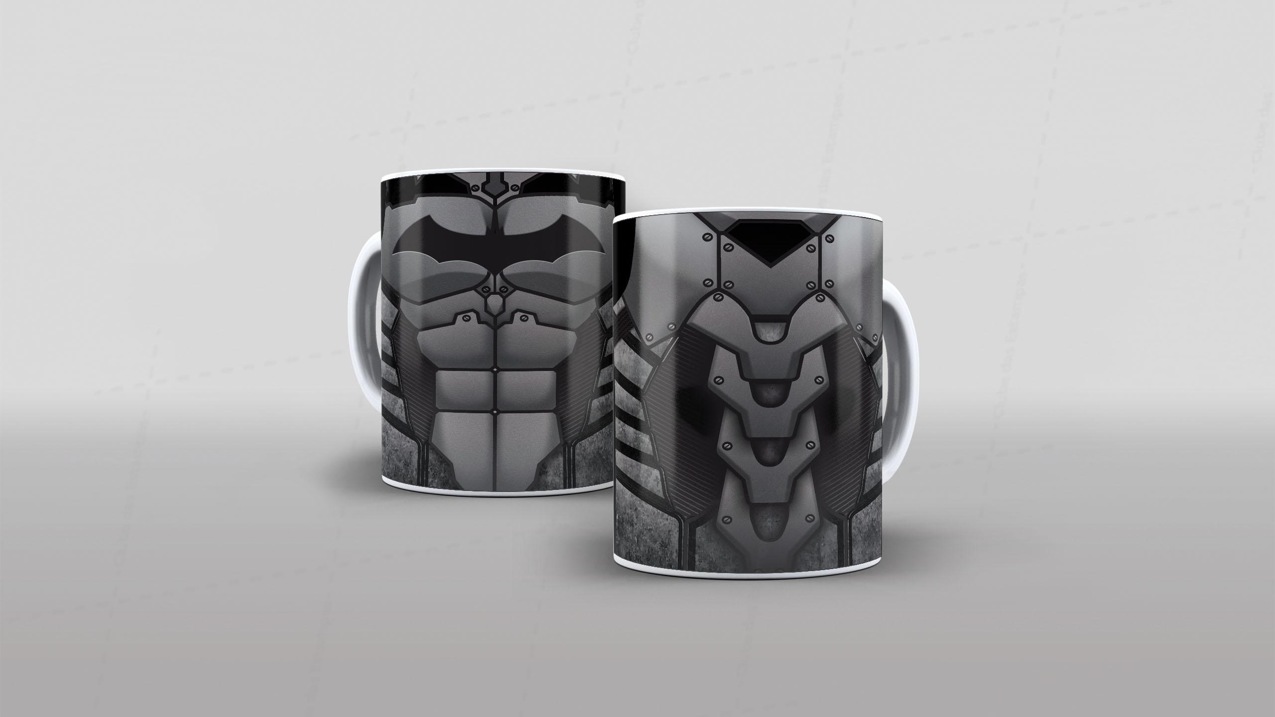 Arte caneca camiseta corpo roupa herois DC batman 2-6542