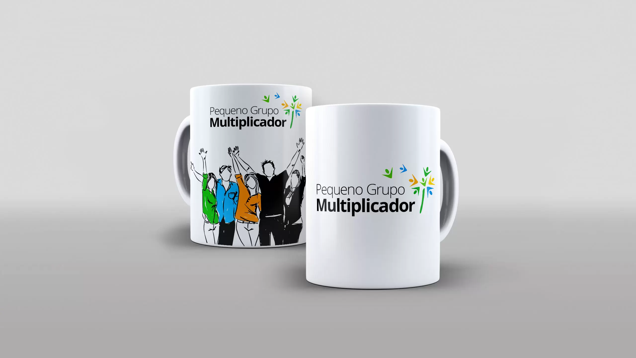 Arte Pequeno Grupo Multiplicador para caneca